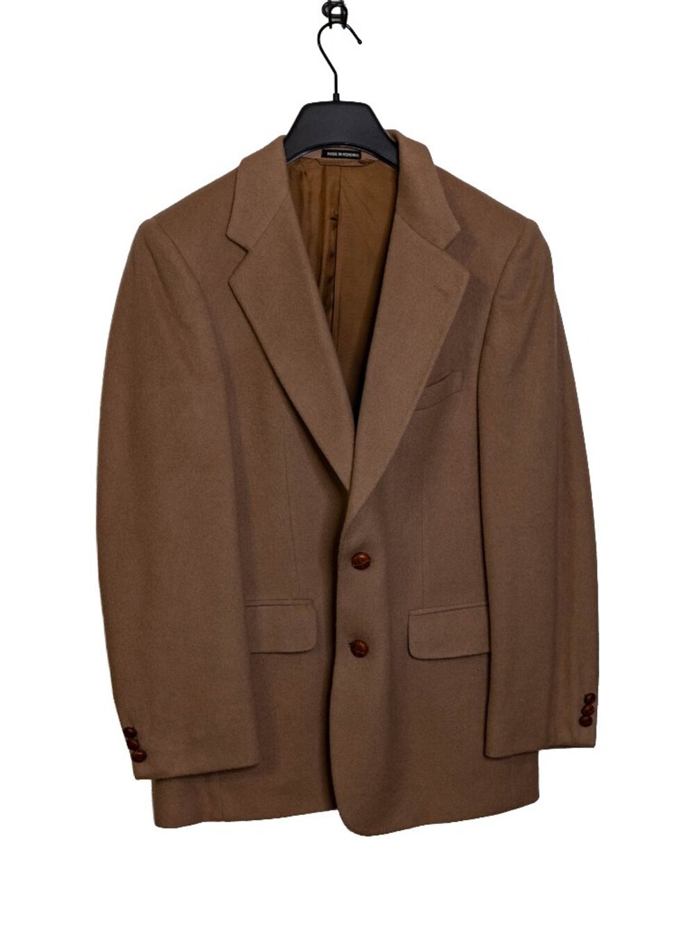 Vintage Sergio Valente Cashmere Brown Suit Jacket - Great Condition